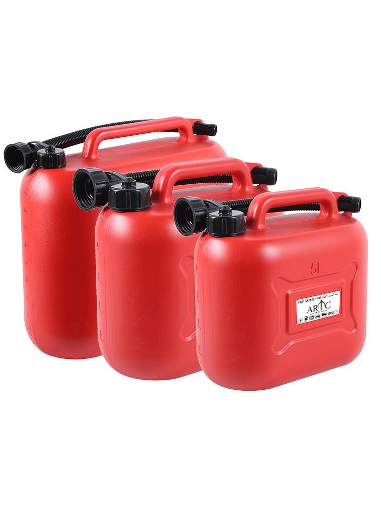 ARTC Heavy Duty Petrol, Oil, Diesel Container And Fuel Jerry Can And Storage Tank, Red, 10 Liter - Image 3