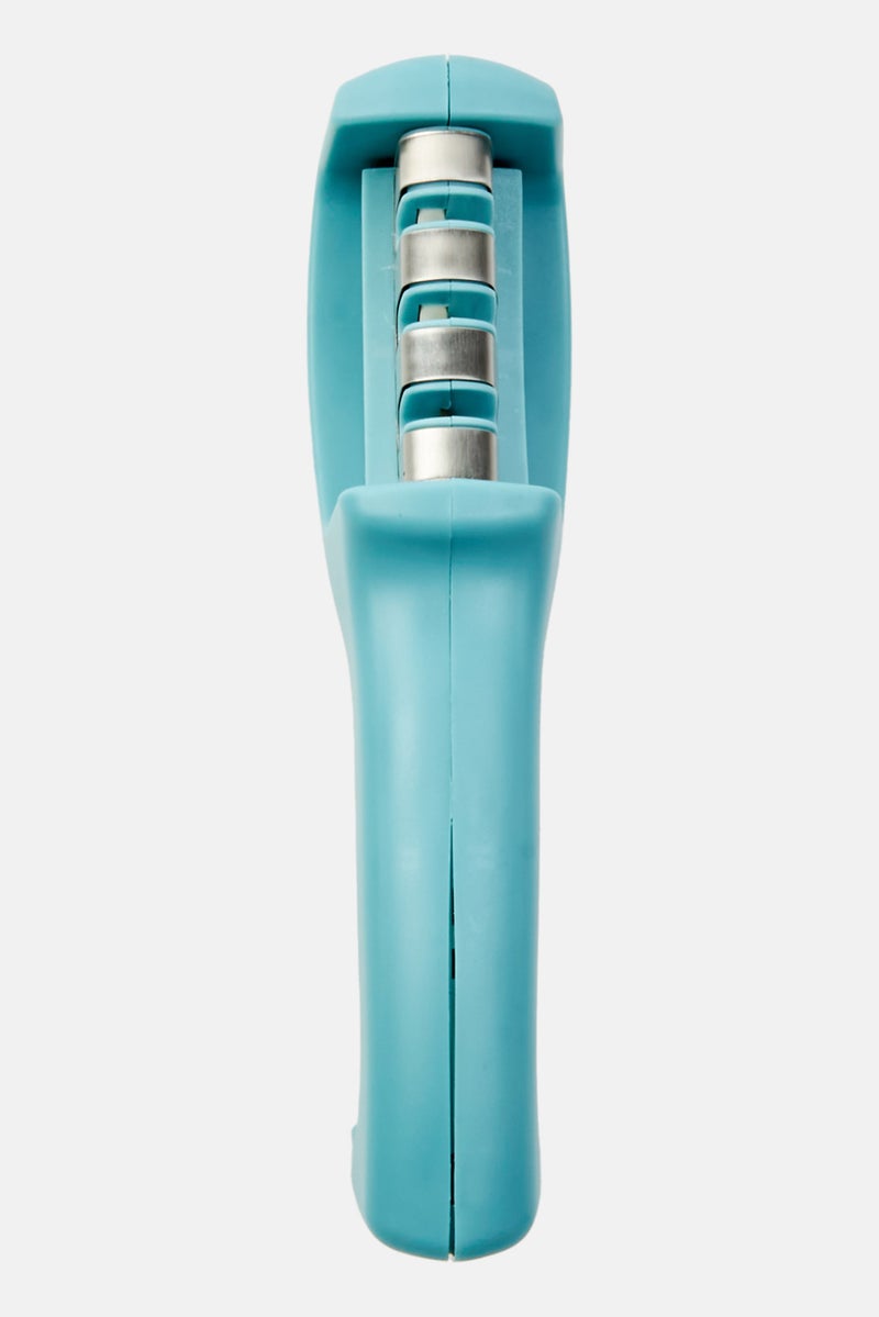 Social Chef 3 Slots Non-Slip Knife Sharpener, Blue  - Image 2