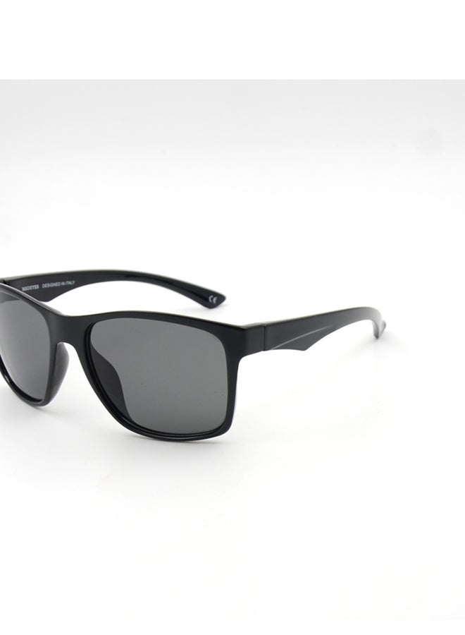 MADEYES نظارات شمسية للرجال للحماية من الأشعة فوق البنفسجية EE21P415-3 - أسود - Image 2