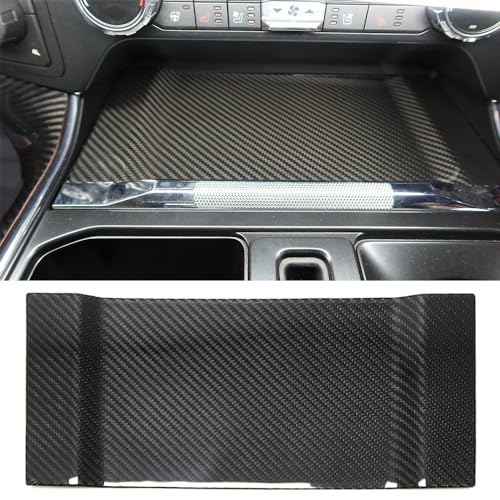 Jogon Genuine Carbon Fiber Sliding Cubby Door Cover Trim for Ford F-150 Raptor R Lariat Limited Tremor Platinum King Ranch 2021 2022 2023 2024 Hidden Panel Secret Pocket Lid - Image 3