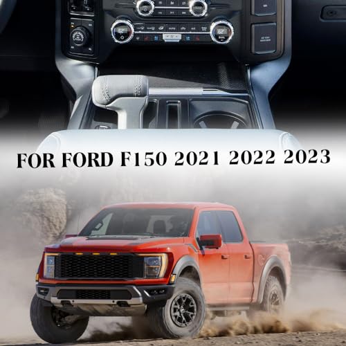 Jogon Genuine Carbon Fiber Sliding Cubby Door Cover Trim for Ford F-150 Raptor R Lariat Limited Tremor Platinum King Ranch 2021 2022 2023 2024 Hidden Panel Secret Pocket Lid - Image 4