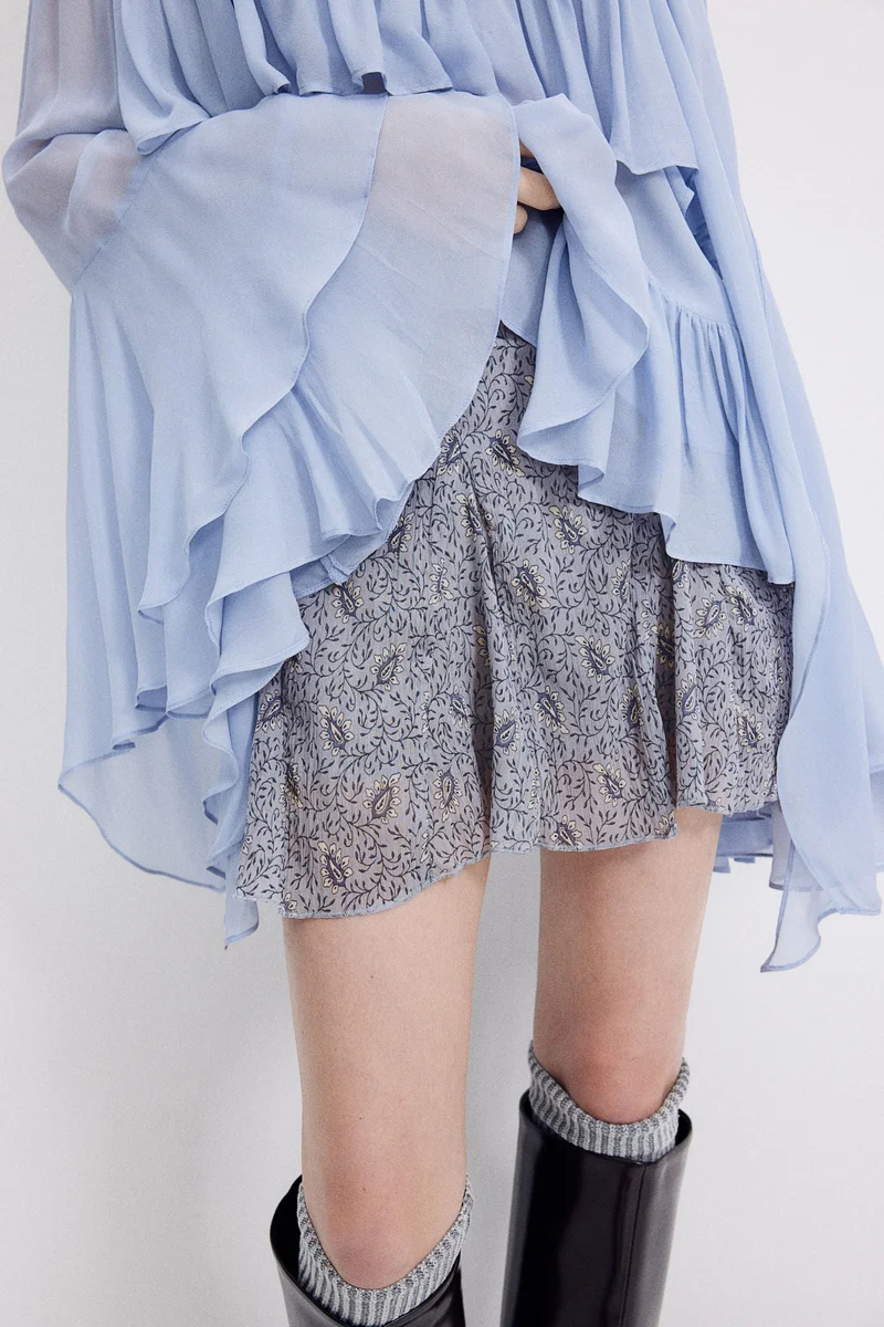 H&M Flared Mini Skirt