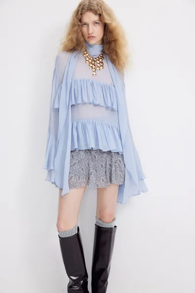 H&M Flared Mini Skirt