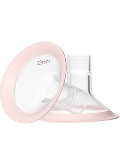 NCVI NCVI Replacement Flanges 28mm Compatible with 8780/8782/8100/8102/8122/8116/8128/8129, Breast Pump Accessories, BPA Free, 2 PCS (28mm Flange)  - Image 1