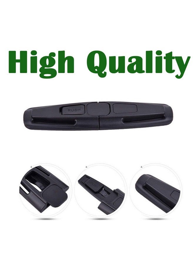 CaoXiong 2 Pcs Seat Chest Harness Seat Safety Belt Buckle Lock Stroller Chest Universal Replacement for Baby and Kids Trend (Black) - Image 3