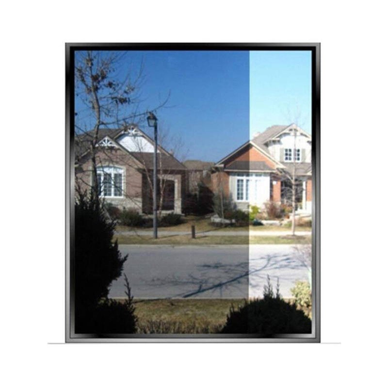 S-Sia Vendors-Good Purchase Good Care SIA VENDORS Window Privacy Film See Out Not in One Way Sun Blocking Heat Insulation Privacy Film Perspective Mirror Film for Home Glass Windows 20 X 100_INCH SILVER