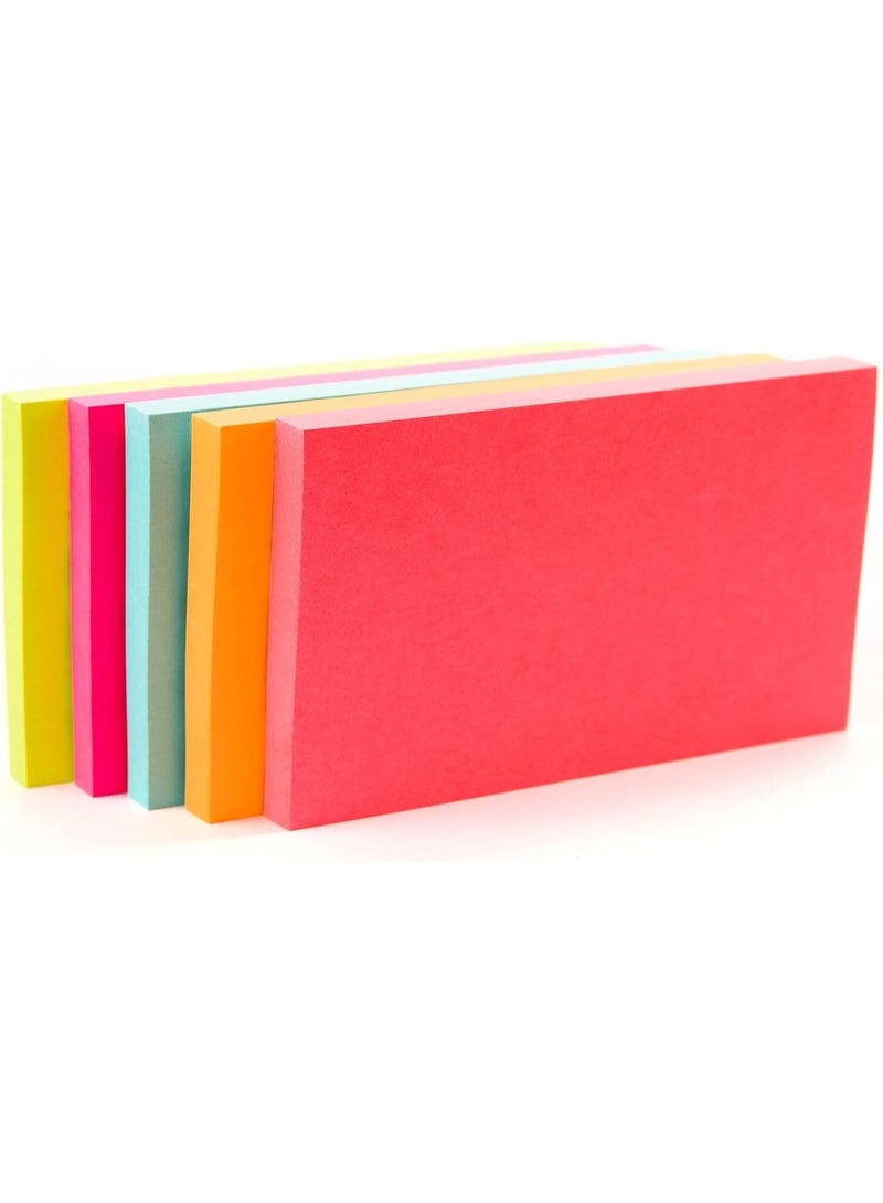 ثري ام أوراق ملاحظات لاصقة بألوان نيون، ٧٦ × ١٢٧ مم، عبوة من ٥ قطع، ٦٥٥ | ألوان متنوعة | ملاحظات لاصقة | لتدوين الملاحظات، وقوائم المهام، والتذكيرات | سهلة الإزالة | قابلة لإعادة التدوير | ١٠٠ ورقة/دفتر | ٥ دفاتر/عبوة - Image 3