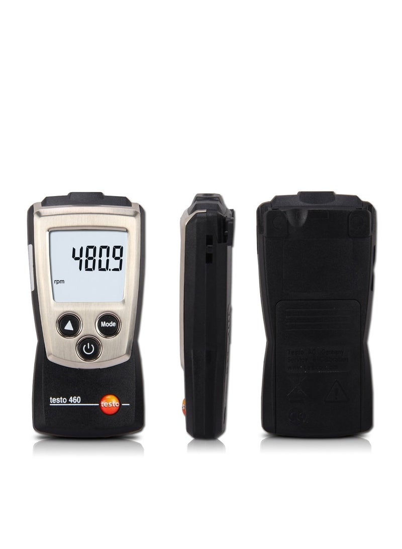 TESTO 460 Pocket Optical RPM Tachometer (Order Code: 0560 0460) - Image 1