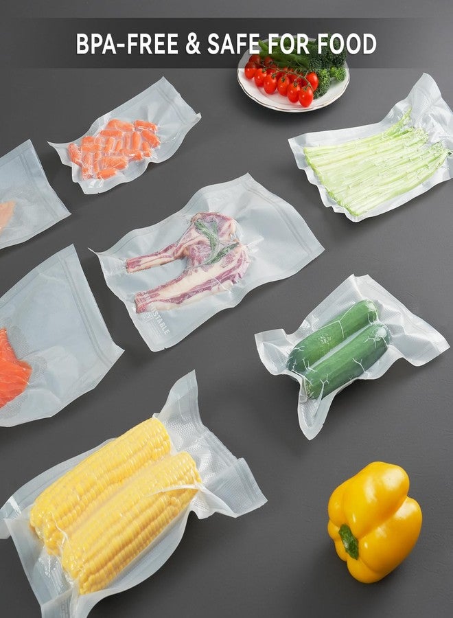 V Vesta Precision VestaEco Compostable Vacuum Sealer Bags, 5 Pack 2 Rolls 8" x 20' and 3 Rolls 11" x 16', Eco-Friendly, Heavy-Duty Food Storage Bags, BPA-Free, for Storage, Meal Prep or Sous Vide - Image 5