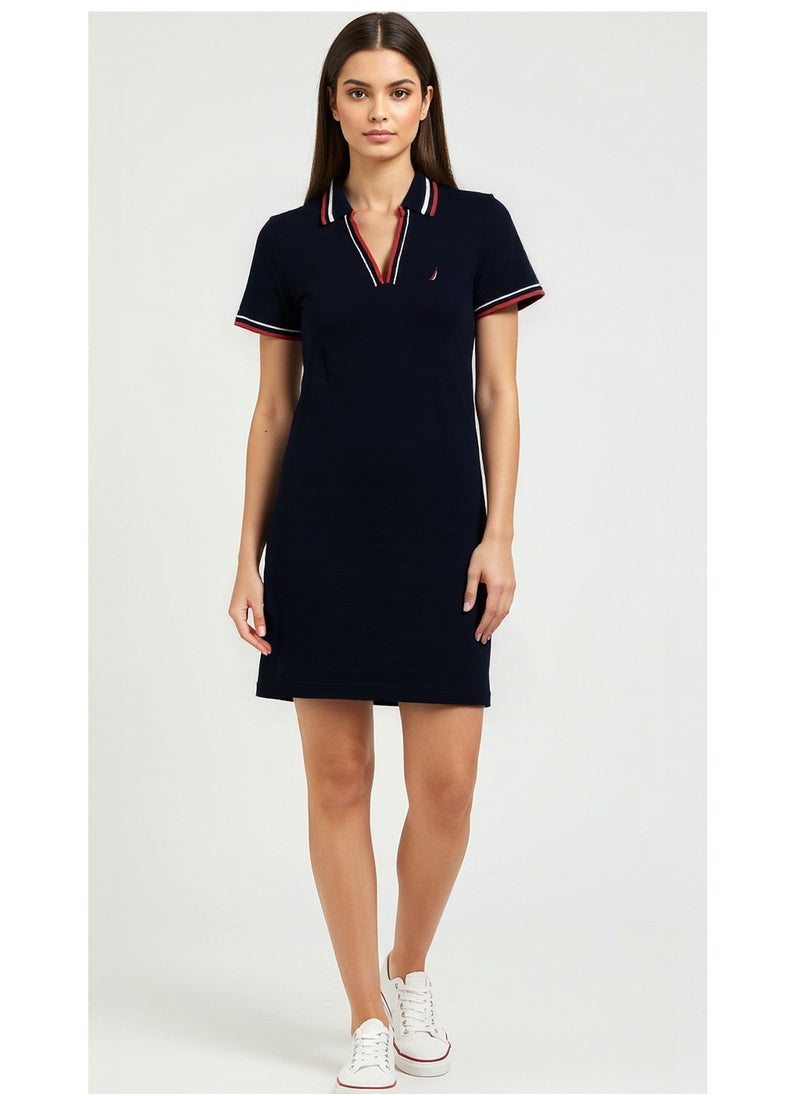 NAUTICA Short sleeve Premium Cotton Knee length Dress  - Image 4