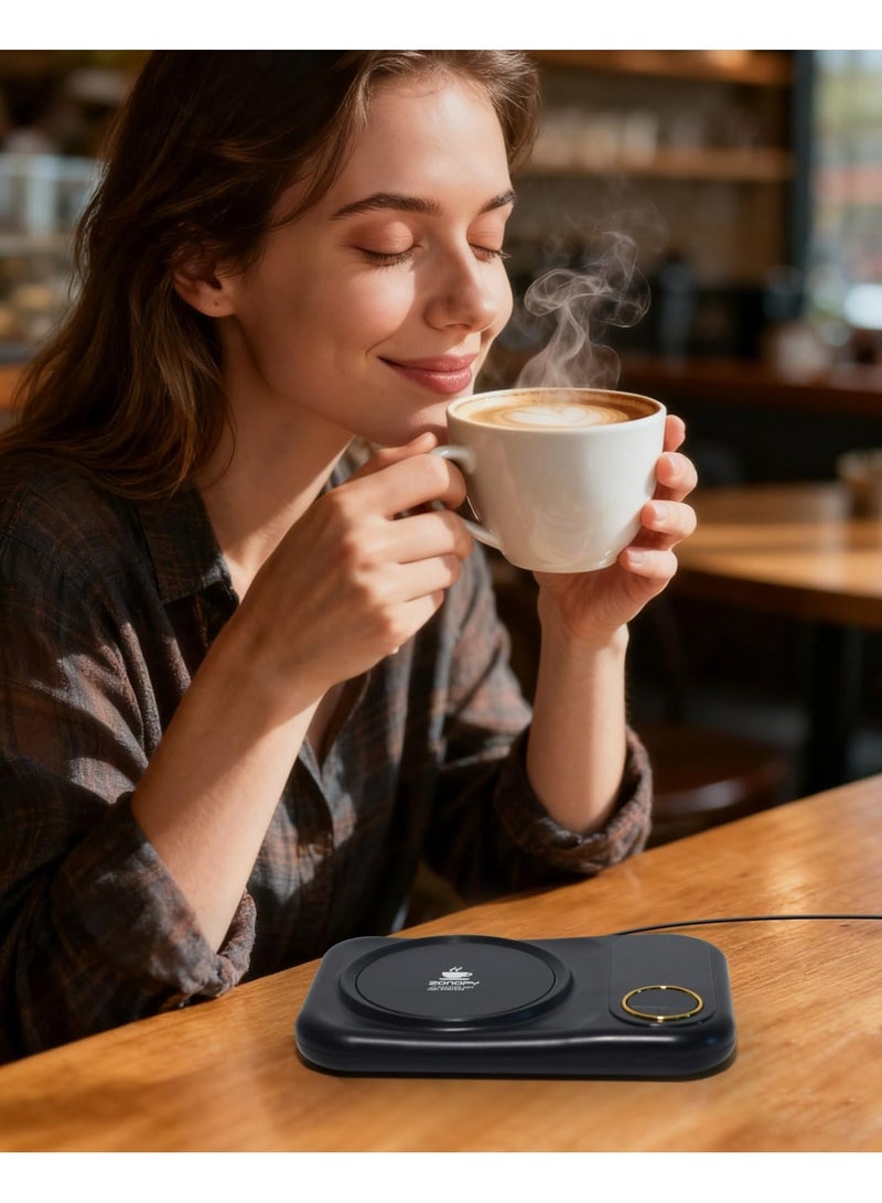 general Coffee Mug Warmer, 3-Temp Settings Coffee Mug Warmer for Desk, Plug in USB Candle Warmer, 131℉/149℉/167℉ Electric Beverage for Coffee, Cocoa, Tea, Candle, Gifts for Women, Men - Image 5