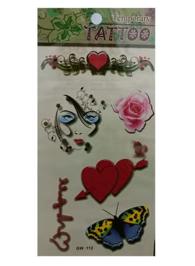 تاتو مؤقت اشكال مختلفه ملونة جذابه - Image 2