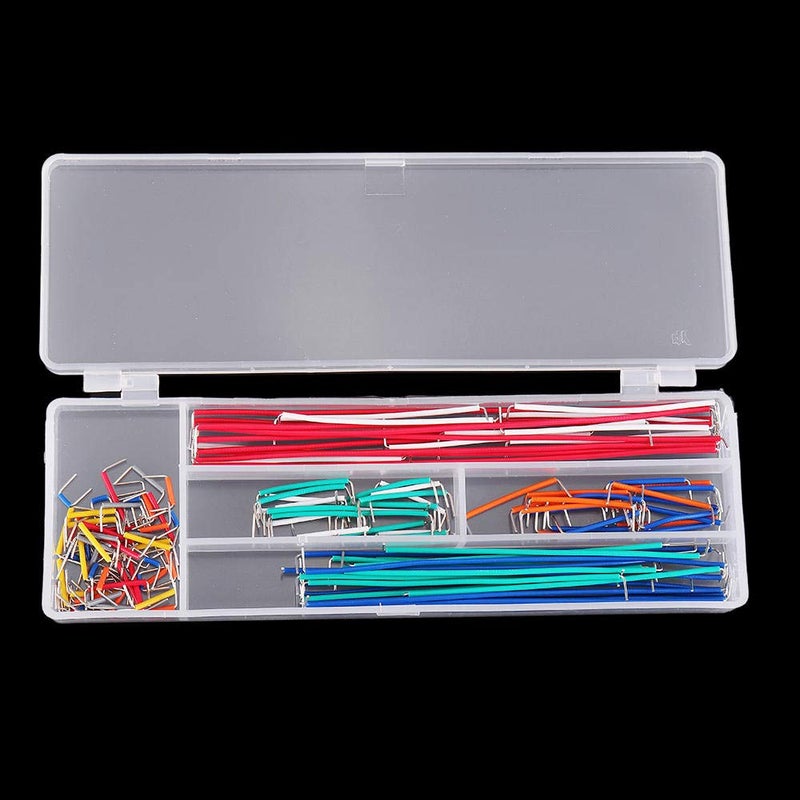 REES52 140 قطعة كابل قفز على شكل U بدون لحام لمجموعة أسلاك لوحة الدوائر، مجموعة كابل قفز 140 قطعة، أسلاك قفز على شكل U، سلك قفز، سلك قفز - Image 2