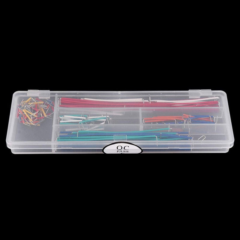 REES52 140 قطعة كابل قفز على شكل U بدون لحام لمجموعة أسلاك لوحة الدوائر، مجموعة كابل قفز 140 قطعة، أسلاك قفز على شكل U، سلك قفز، سلك قفز - Image 4