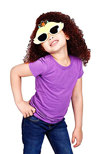Sun-Staches Official Princess Peach Sunglasses | Costume Accessory | UV 400 | One Size Fits Most Kids - Image 4