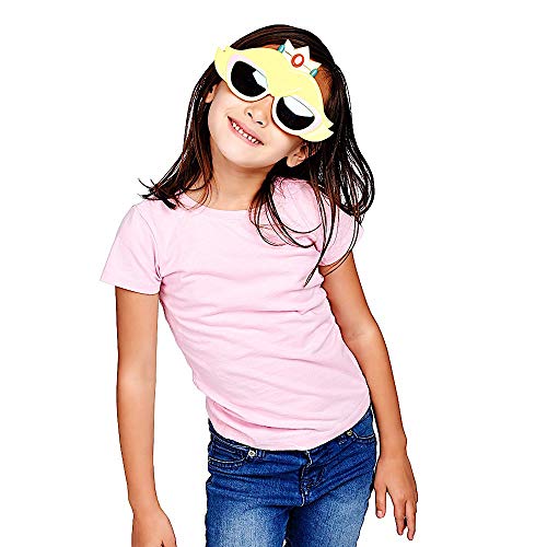 Sun-Staches Official Princess Peach Sunglasses | Costume Accessory | UV 400 | One Size Fits Most Kids - Image 3