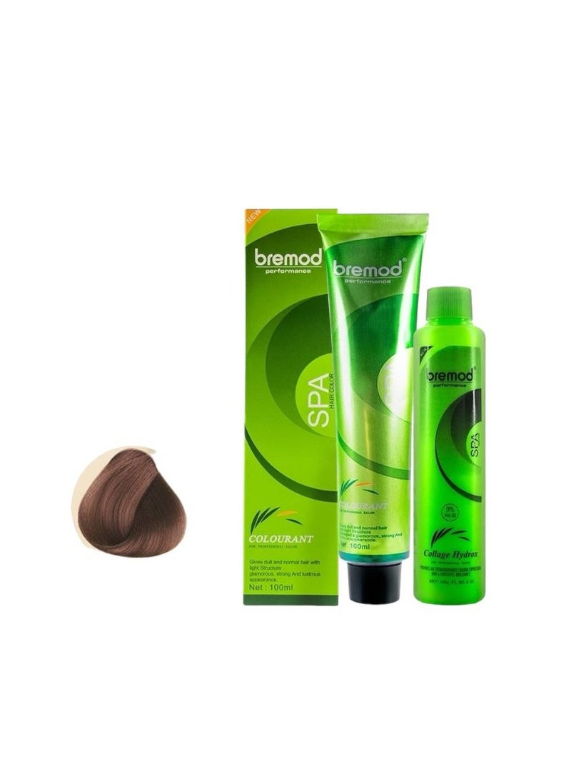 لون الشعر ماتشا شوكولاتة بريمود