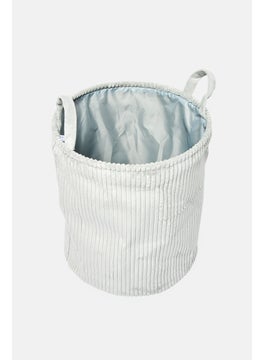 YOTO Corduroy Storage Basket, Grey  - Image 1