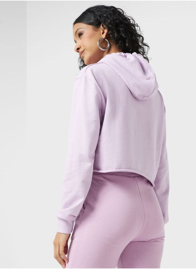 Ginger Basics - Raw Hem Hoodie - Image 1