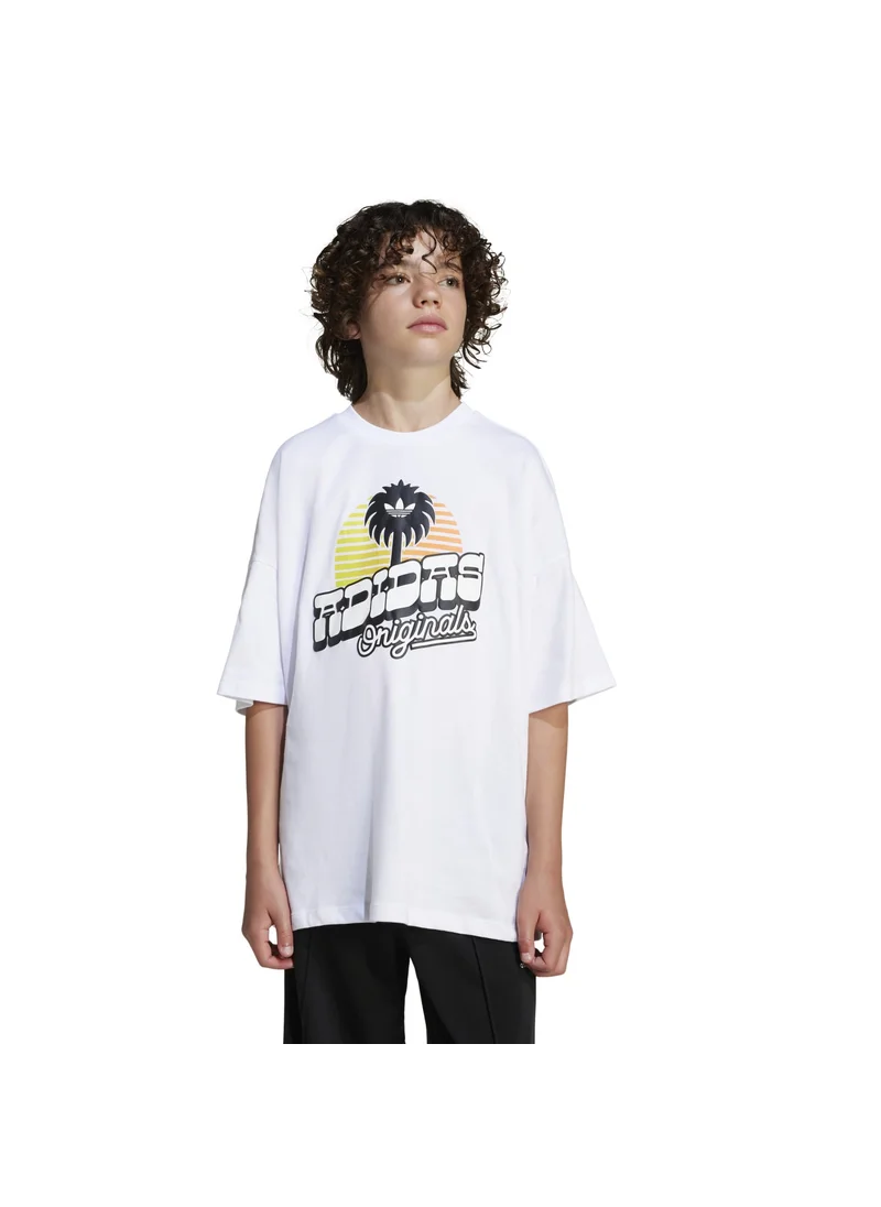اديداس adidas TEE White Originals Kids T-SHIRTS
