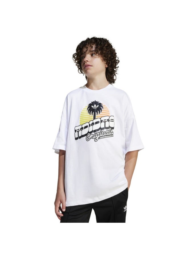 adidas تيشيرت أبيض أوريجينالز للأطفال - Image 5