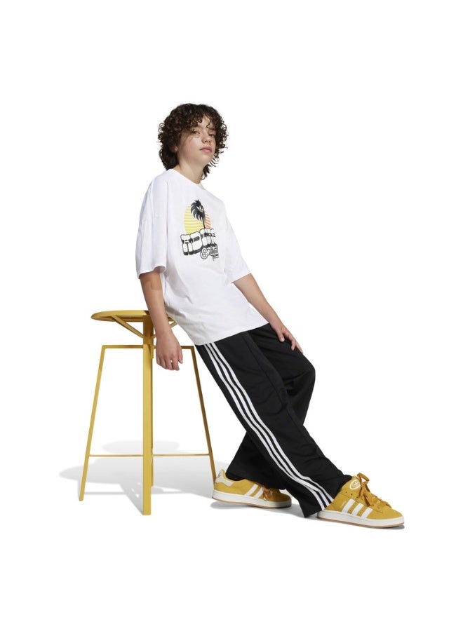 adidas تيشيرت أبيض أوريجينالز للأطفال - Image 4