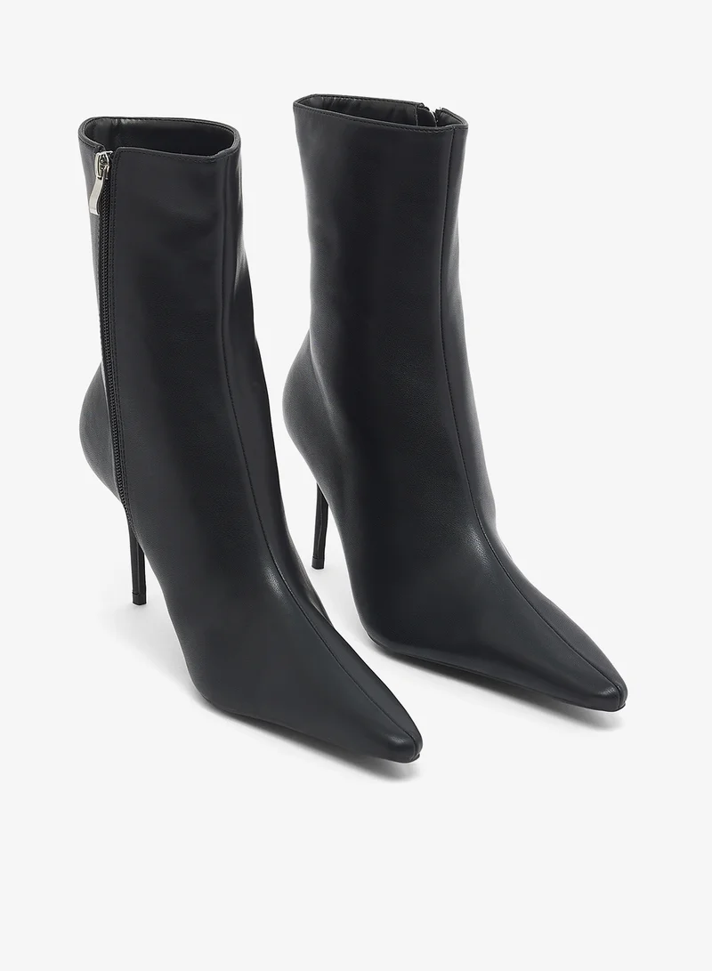 ريد جزم كاحل بكعب كاجوال