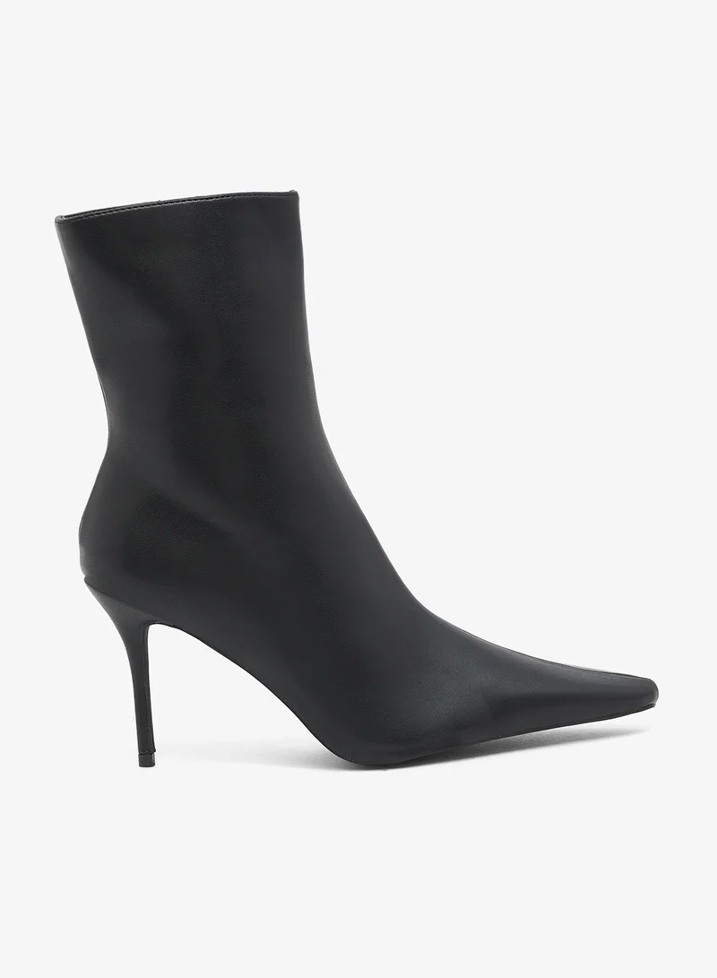 Casual Heeled Ankle Boots