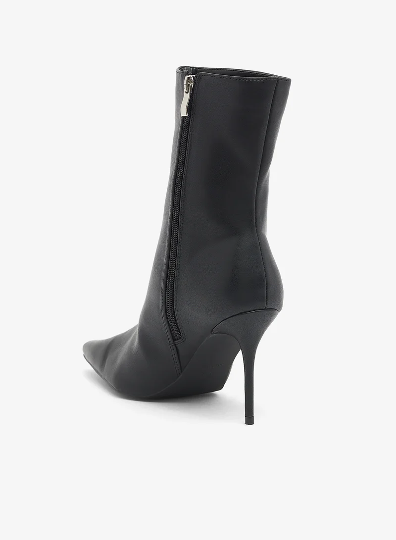 ريد جزم كاحل بكعب كاجوال