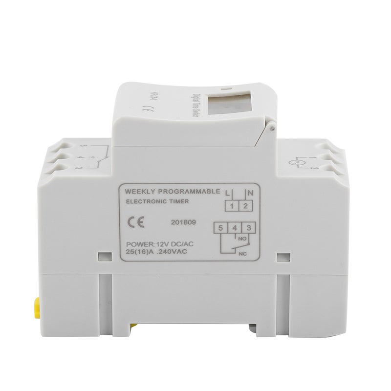 16 مؤقت طاقة رقمي شاشة LCD برمجي تبديل الوقت التمكين (DC12V) - Image 2