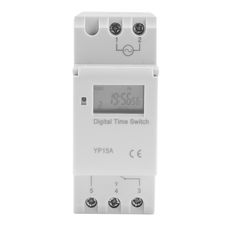 16 مؤقت طاقة رقمي شاشة LCD برمجي تبديل الوقت التمكين (DC12V) - Image 3