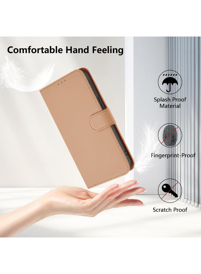 S-TOP Case For OPPO Reno11 F 5G Global Skin Feel Solid Color Leather Phone Case with Lanyard - Image 5