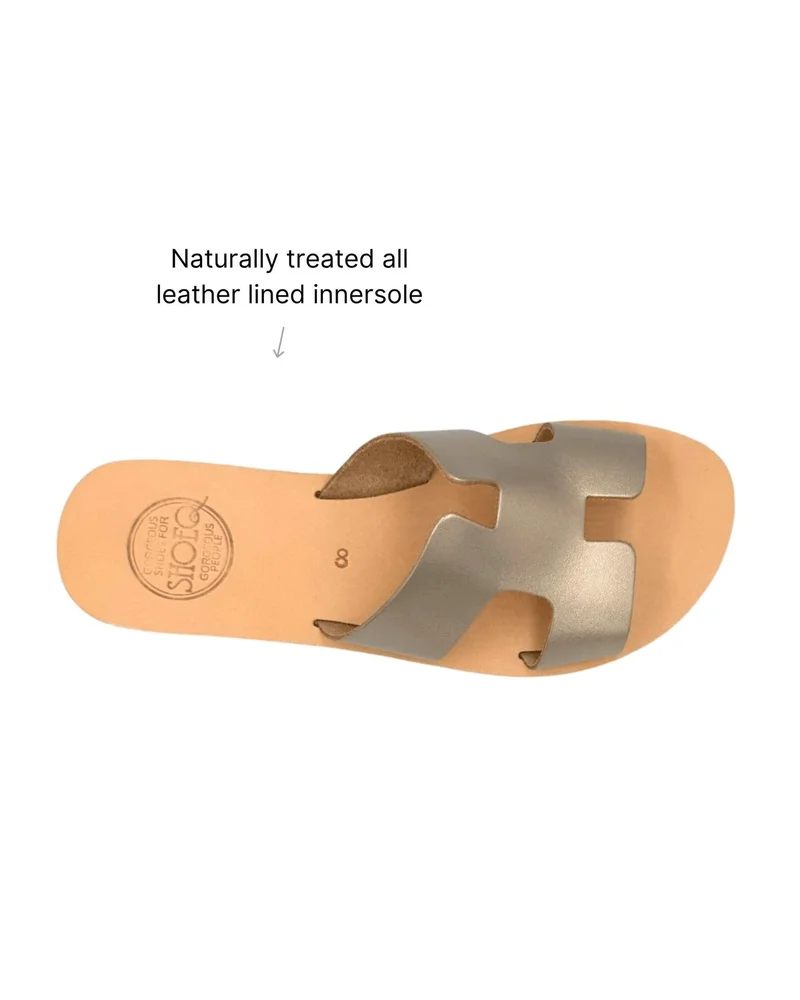 Shoeq Bronze Hania Slide for Women | Best Price UAE