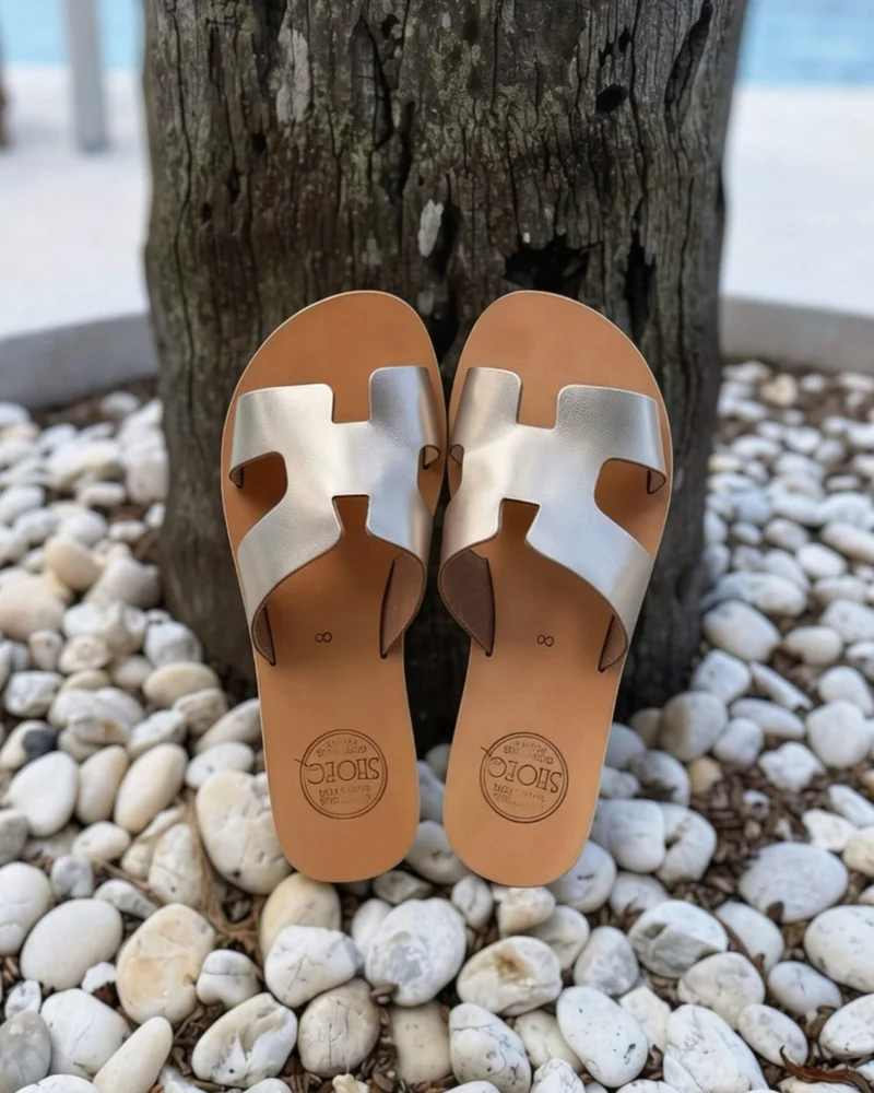 Shoeq Bronze Hania Slide for Women | Best Price UAE