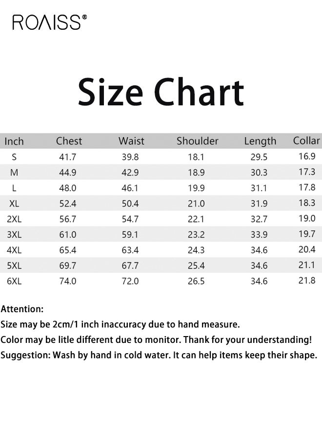 roaiss Men's Oxford Shirts Regular Fit Button down Shirt Business Casual Shirts Long Sleeve Dress Shirt Lapel Collar Button-Down Cardigan for Men - Image 5