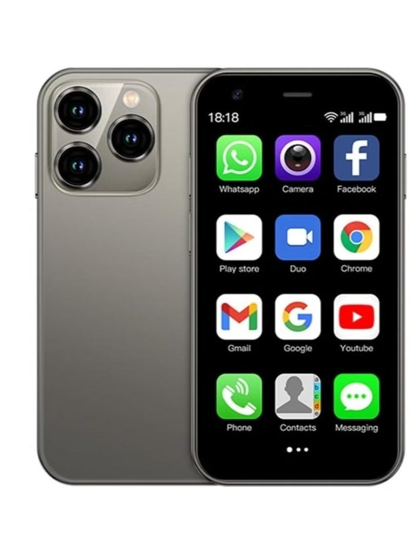 IAF i Pro Super Mini Mobile Phone Android Quad Core Titanium Silver, Mobile Mini Smartphone Ultra Small Pocket Student Children Men and Women 16 GB RAM 512 GB ROM  - Image 2