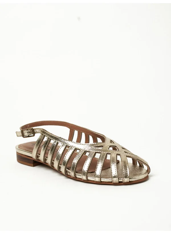 Y.so Y.SO Ladies Flat Sandals Gold | Made In India