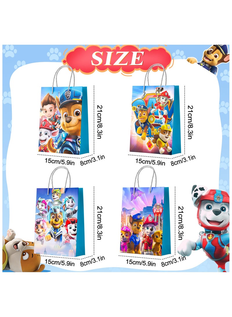 ILovhaprty Paw Patrol Party Gift Bags - 16 Pcs Paw Patrol Party Bags, Paw Patrol Gift Bags, Paw Patrol Candy Bags for Boys/Girls Children's Paw Patrol Themed Birthday Party Decoration Supplies - Image 3