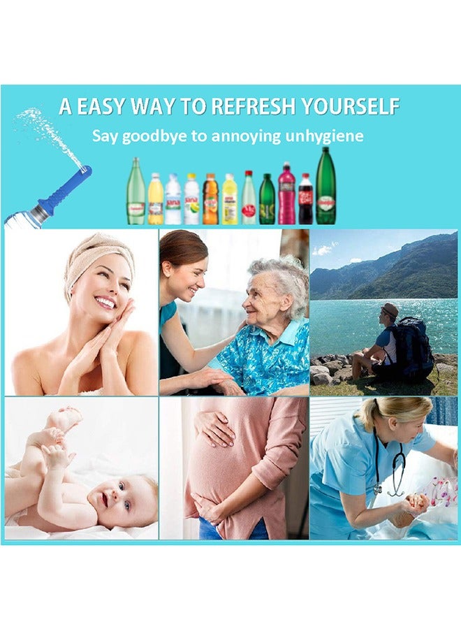 3Pcs Portable Bidet Pipe for Toilet Universal Travel Bidet Compatible with Your Plastic Bottle Handheld Shattaf for Personal Hygiene Cleaning Washing Outdoor Camping Driver Postpartum  - Image 4