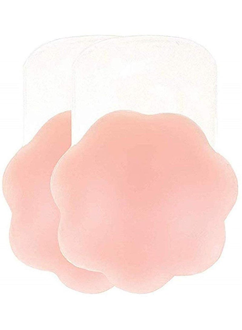 Glamroot Women's Strapless Backless Bra Lightly Padded Push Up Stick-on Adhesive Nipple Pad - Image 1