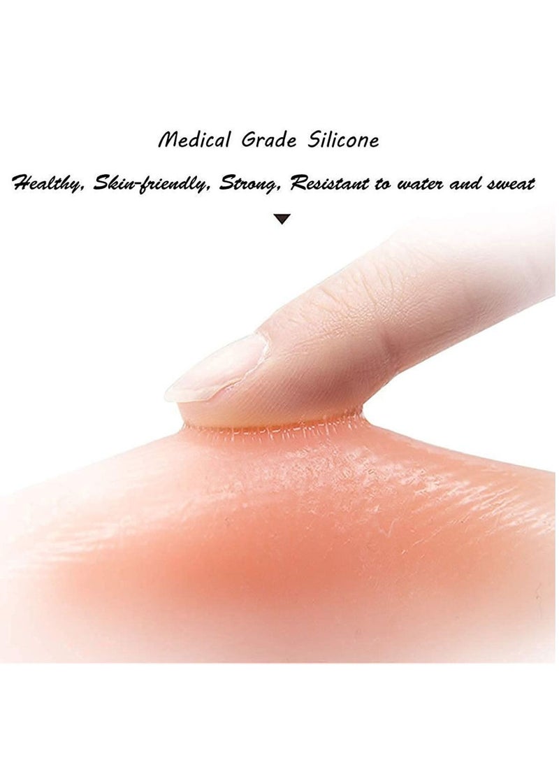 Glamroot Women's Strapless Backless Bra Lightly Padded Push Up Stick-on Adhesive Nipple Pad - Image 5