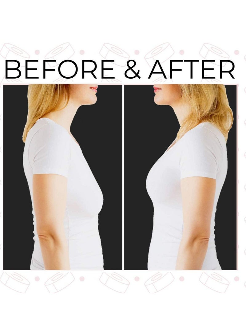 Glamroot Women's Strapless Backless Bra Lightly Padded Push Up Stick-on Adhesive Nipple Pad - Image 2