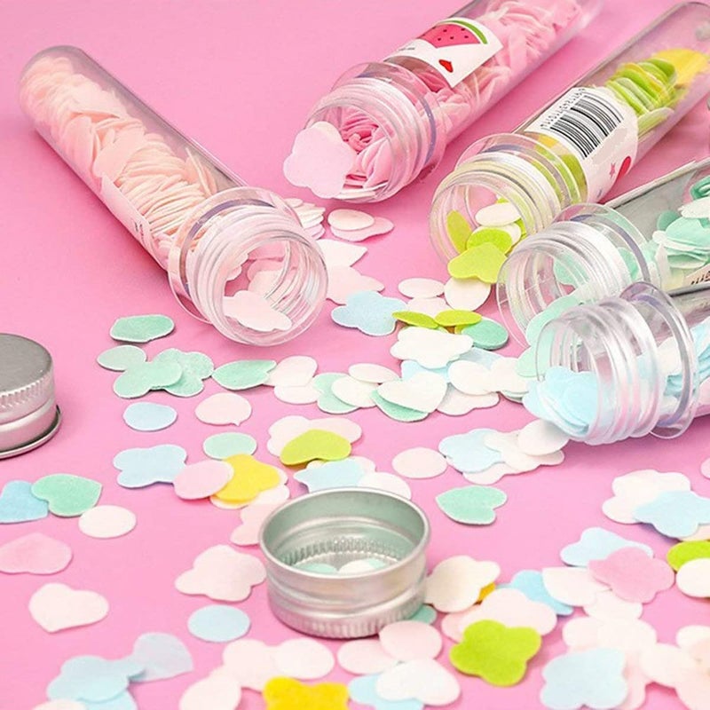 Avenn Paper Soap | Disposable Mini Soap Paper | Scented Soap Bath Flakes | Portable Flower Tube Petals | Tube Shape Bottle Paper Soap For Travelling - Image 2