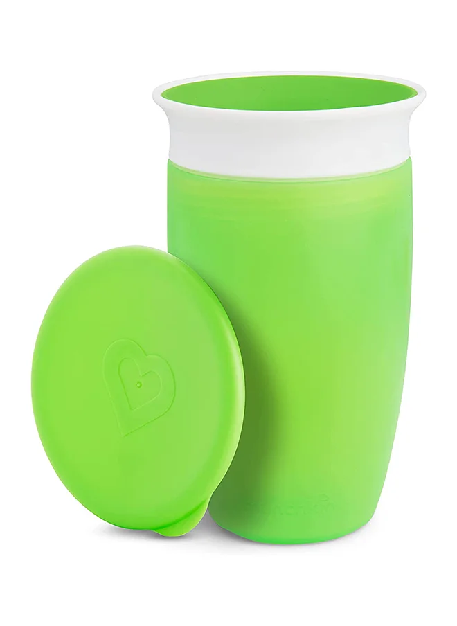 Munchkin 10oz Miracle 360° Sippy Cup With Lid Green