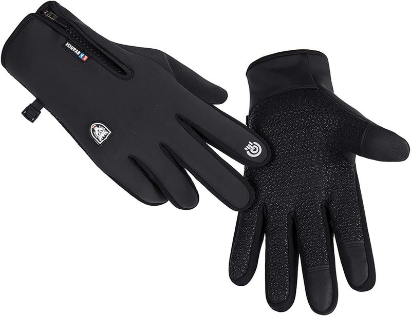 GORELOX Winter Gloves for Men Women,Cold Weather Thermal Glove Windproof Water Resistant,Keep Warm Touch Screen Gloves for Cycling Running Driving - Image 1