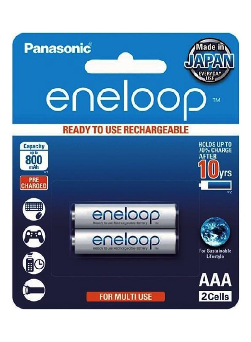 Panasonic Eneloop Rechargeable Batteries White 2 AA and 2 AAA - Image 4