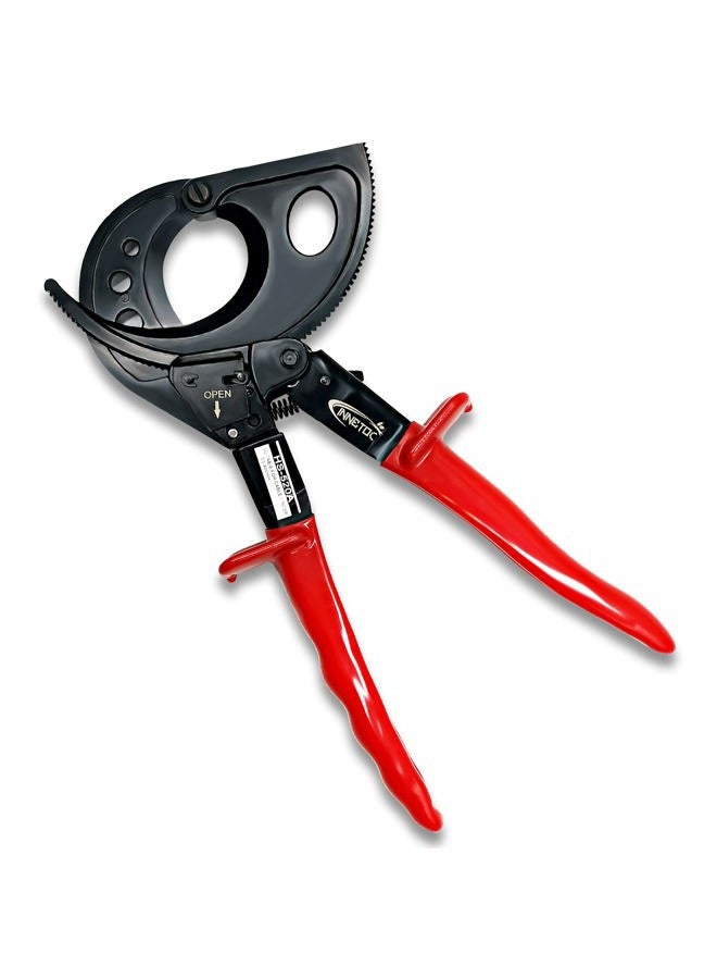 INNETOC Ratcheting Cable Cutter, 400mm2 Aluminum Copper Wire Cutters for Cutting electrical wire as Ratchet Wire Cutters (400mm2), black - Image 1