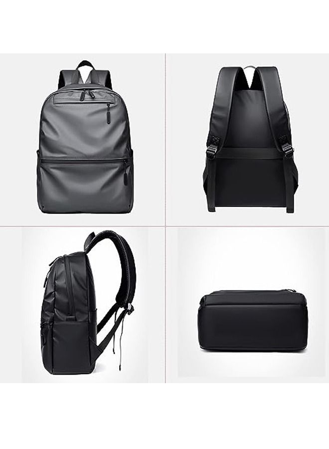 شنطة لابتوب للظهر مناسبة للسفر ومقاومة للماء وللكتب المدرسية بتصميم انيق ورفيع ومتين تناسب لابتوب مقاس 15.6 للرجال والنساء من كيشيجو - Image 3