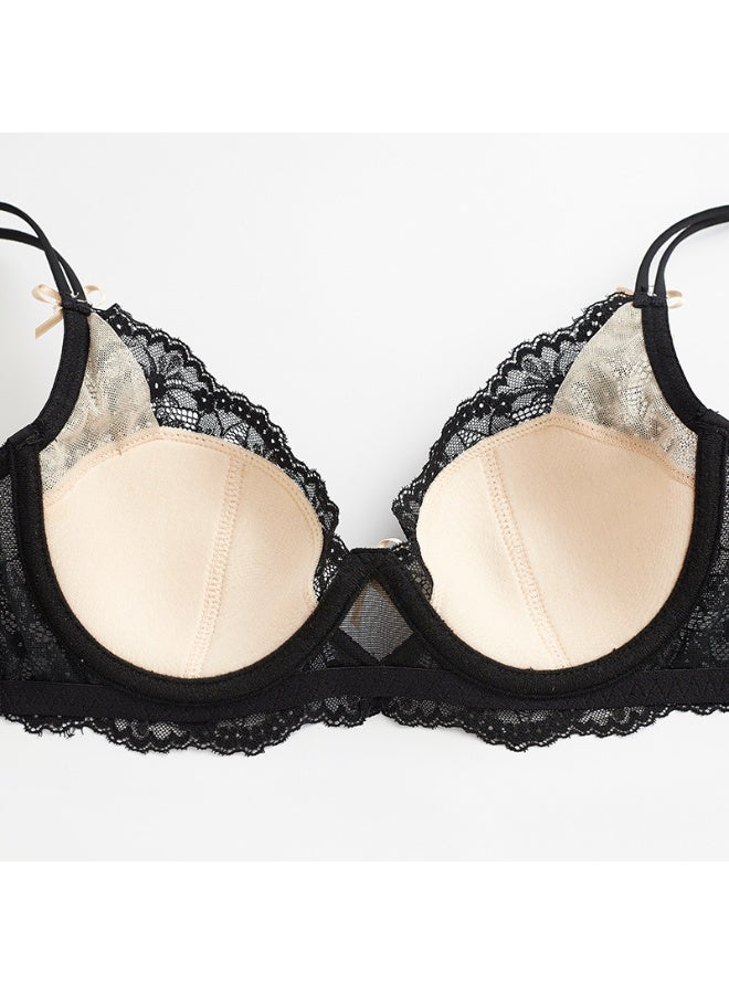 KUYING New Comfortable Skin Friendly And Breathable Lingerie Set Set Of 2  - Image 2