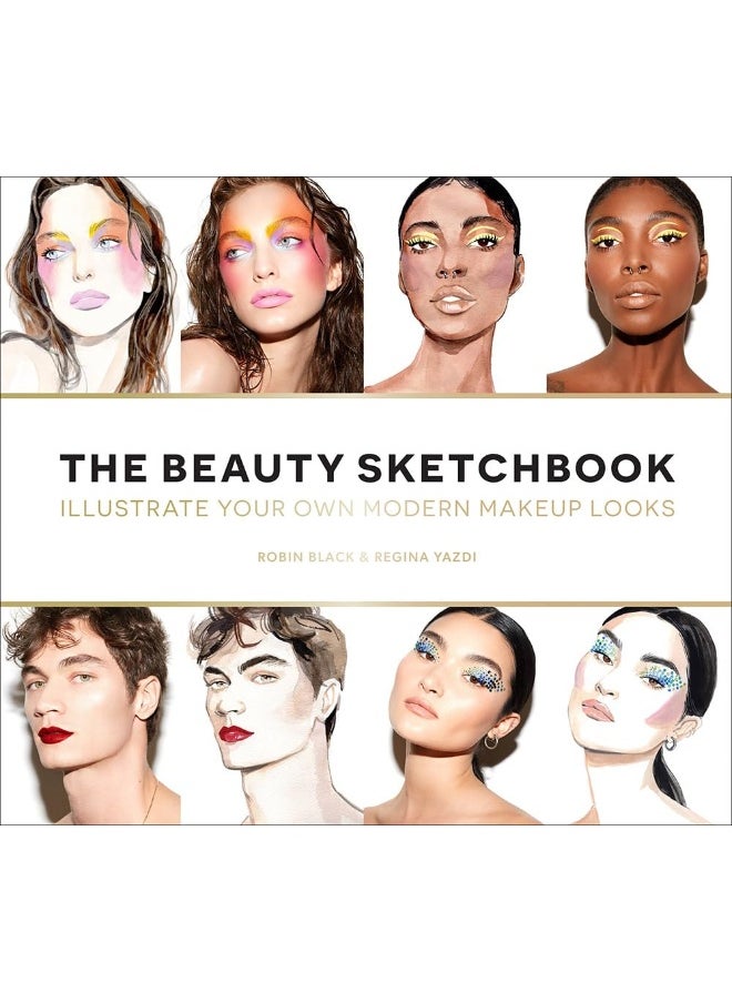 The Beauty Sketchbook (Guided Sketchbook): Illustrate Your Own Modern Makeup Looks  - Image 1